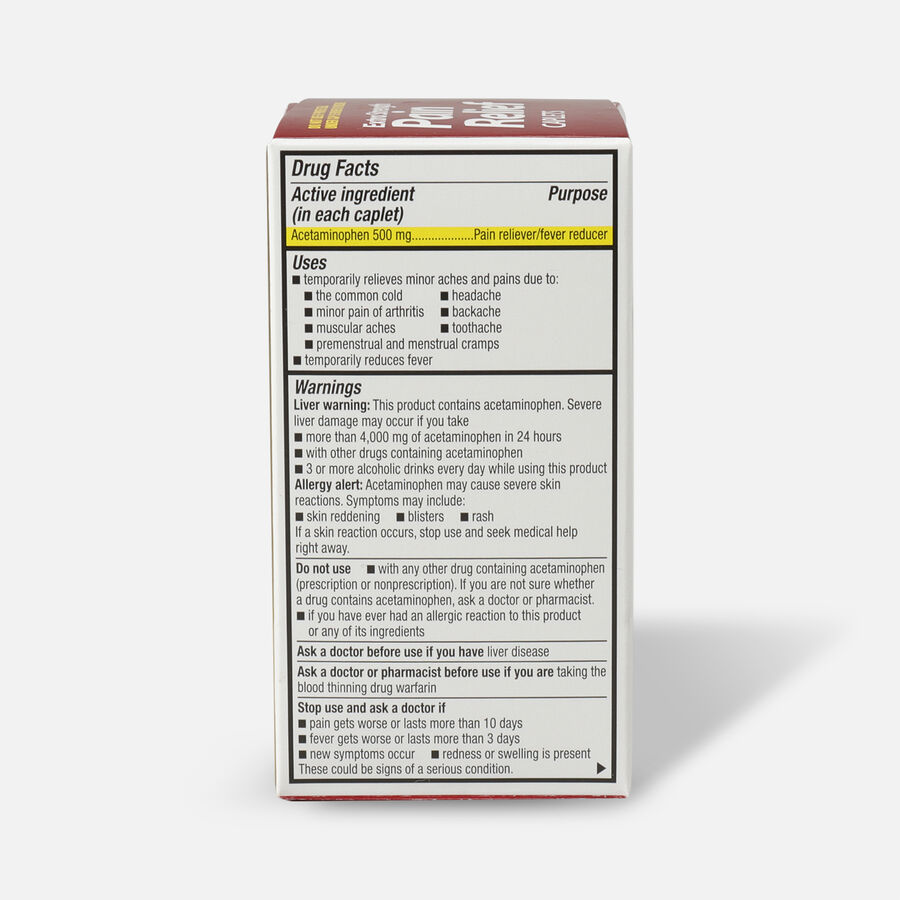 GoodSense® Extra Strength Acetaminophen 500 mg Caplets, 100 ct., , large image number 1