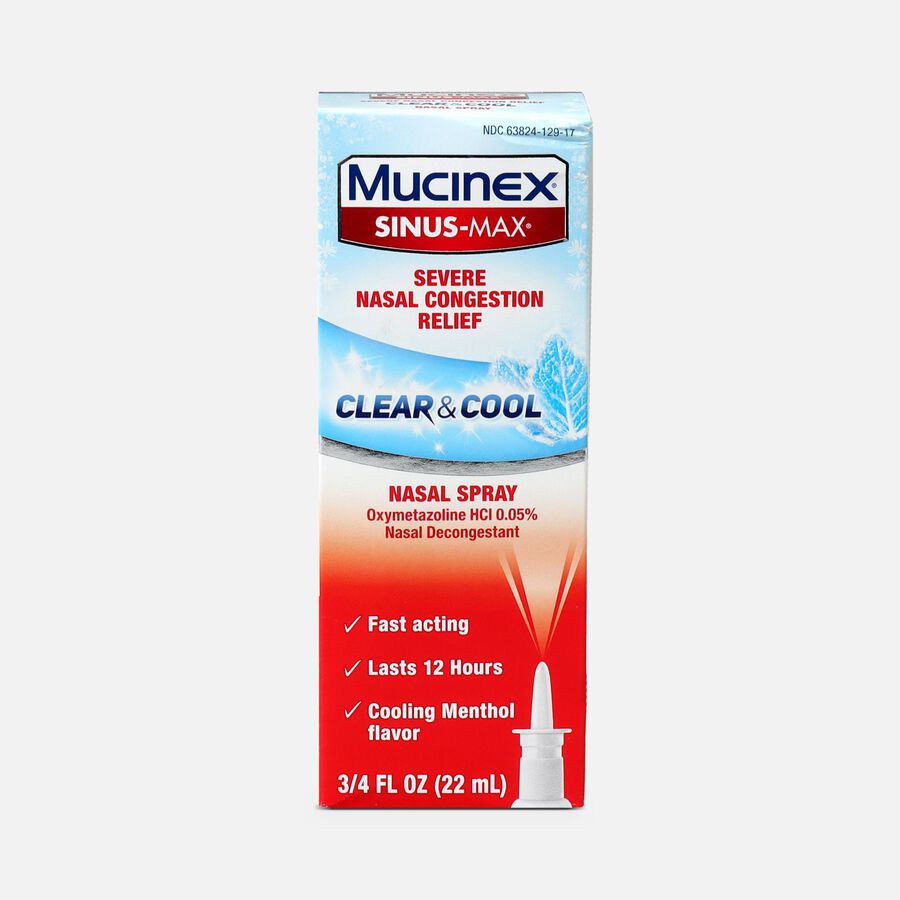 Mucinex Sinus-Max Nasal Spray Clear and Cool, .75 oz., , large image number 0