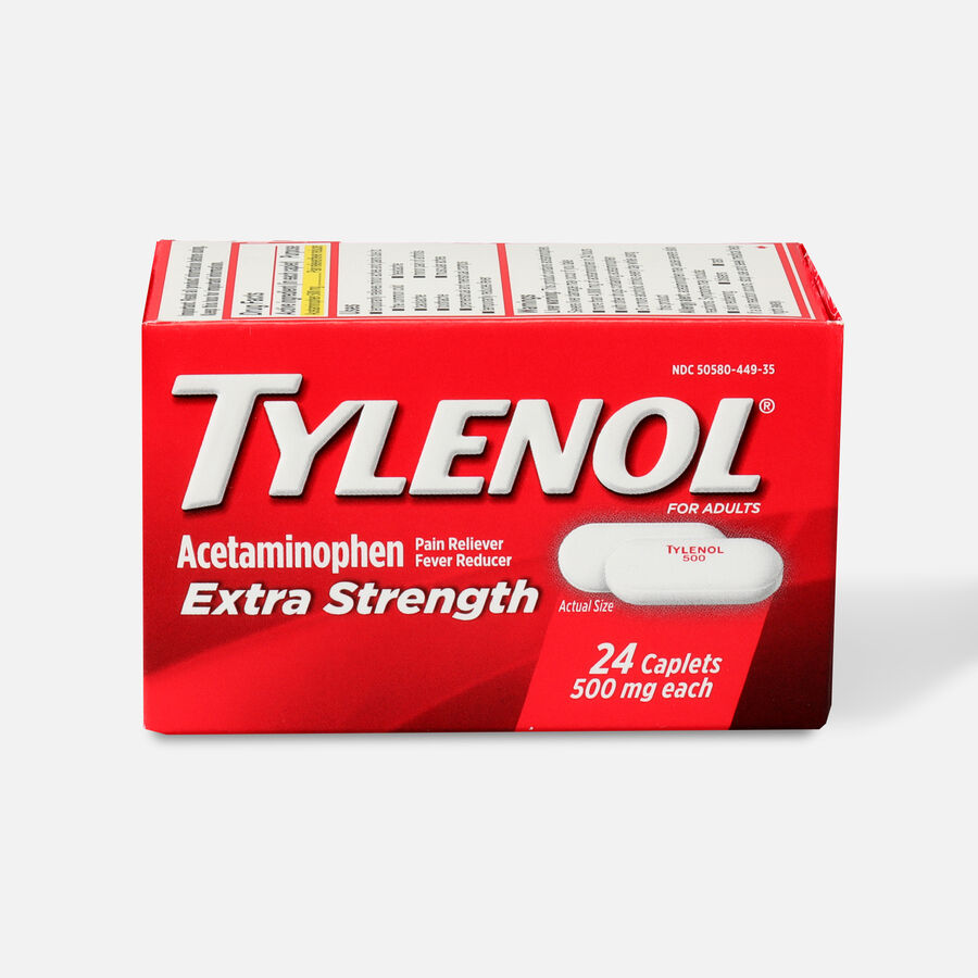 Tylenol Extra Strength Caplets, , large image number 0