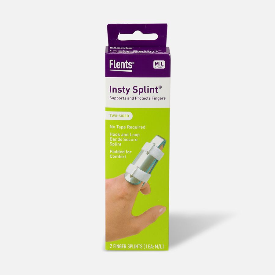 Flents Insty Splint Finger Split, Two-Sided, 2 splints, , large image number 0