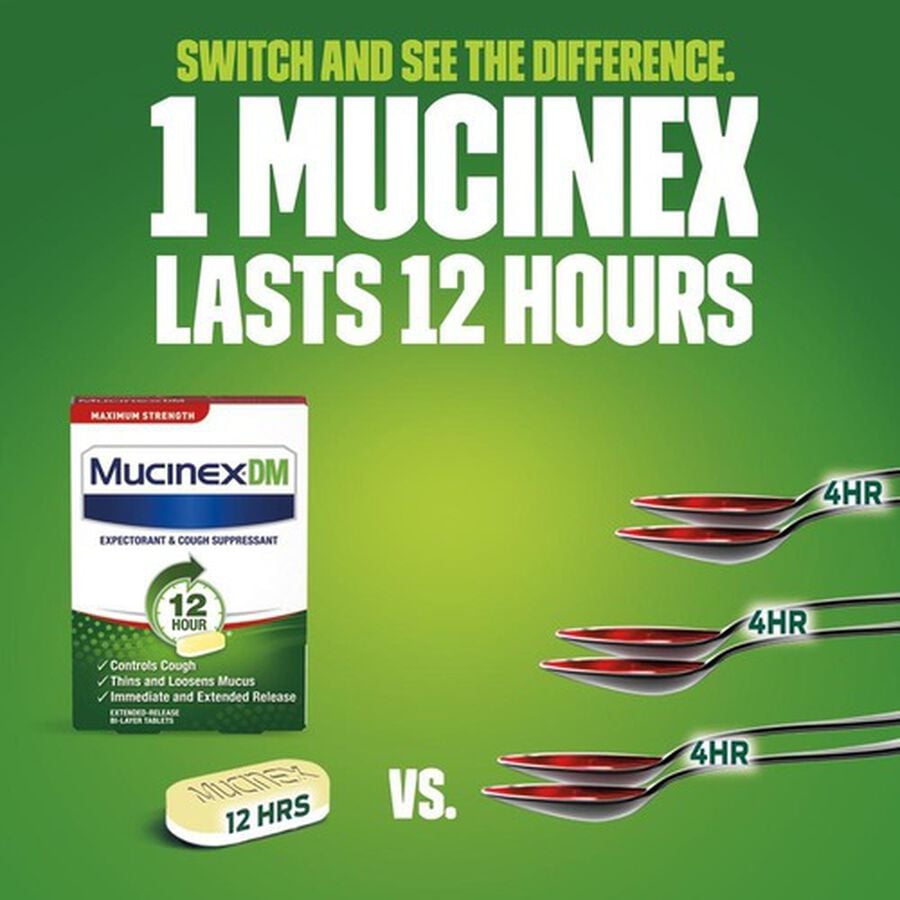 Mucinex Max Strength Extended Release Bi-Layer Tablets, 14 ct., , large image number 3