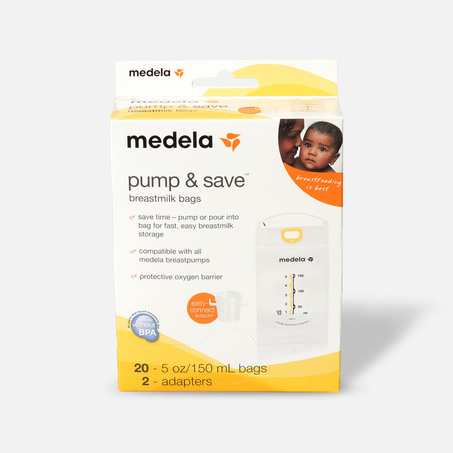 Medela Pump & Save Breast Milk Bags, 20-Pack, , large image number 0