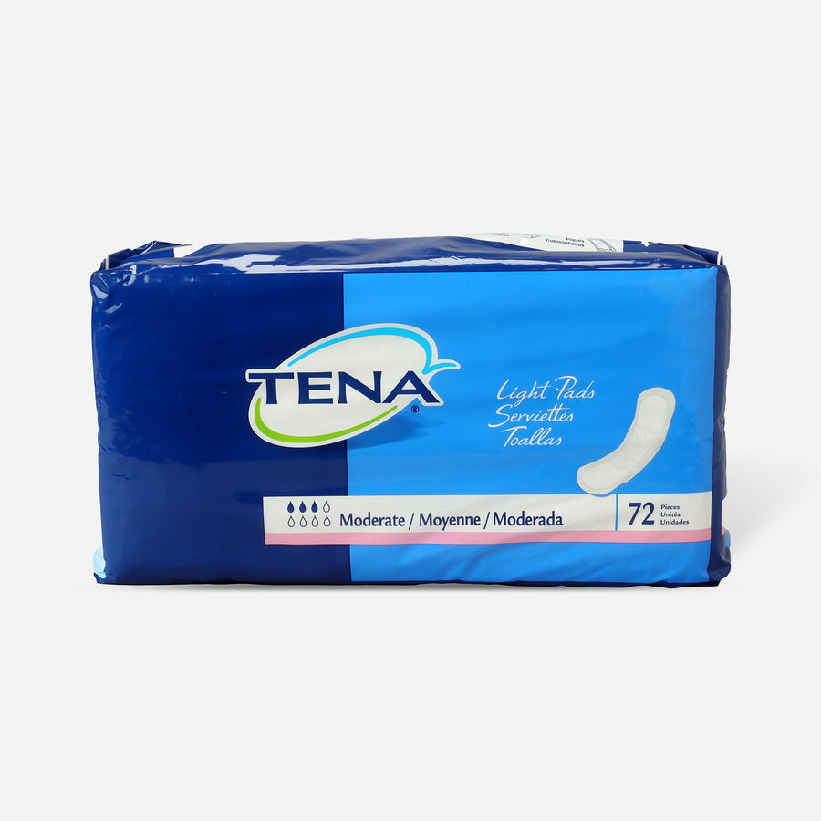 Tena Lights Pads Moderate - 72 ct., , large image number 0