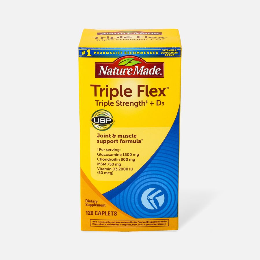 Nature Made TripleFlex® Triple Strength Glucosamine with Vitamin D, 120 ct., , large image number 1