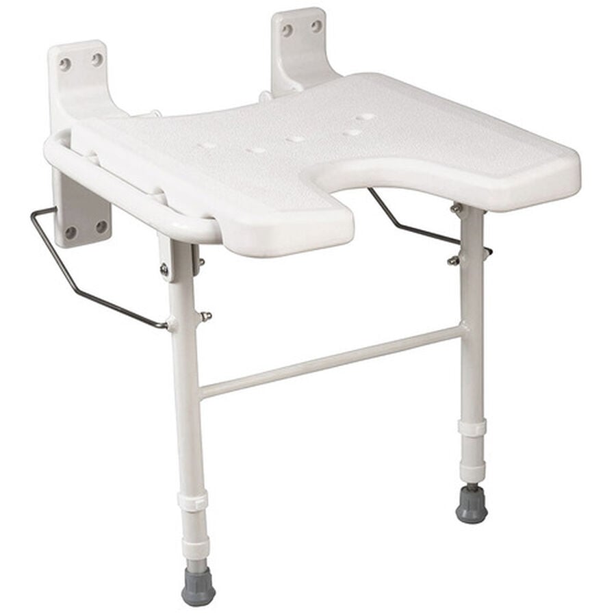 Healthsmart® Wall Mount Fold Away Shower Seat Bench, , large image number 3