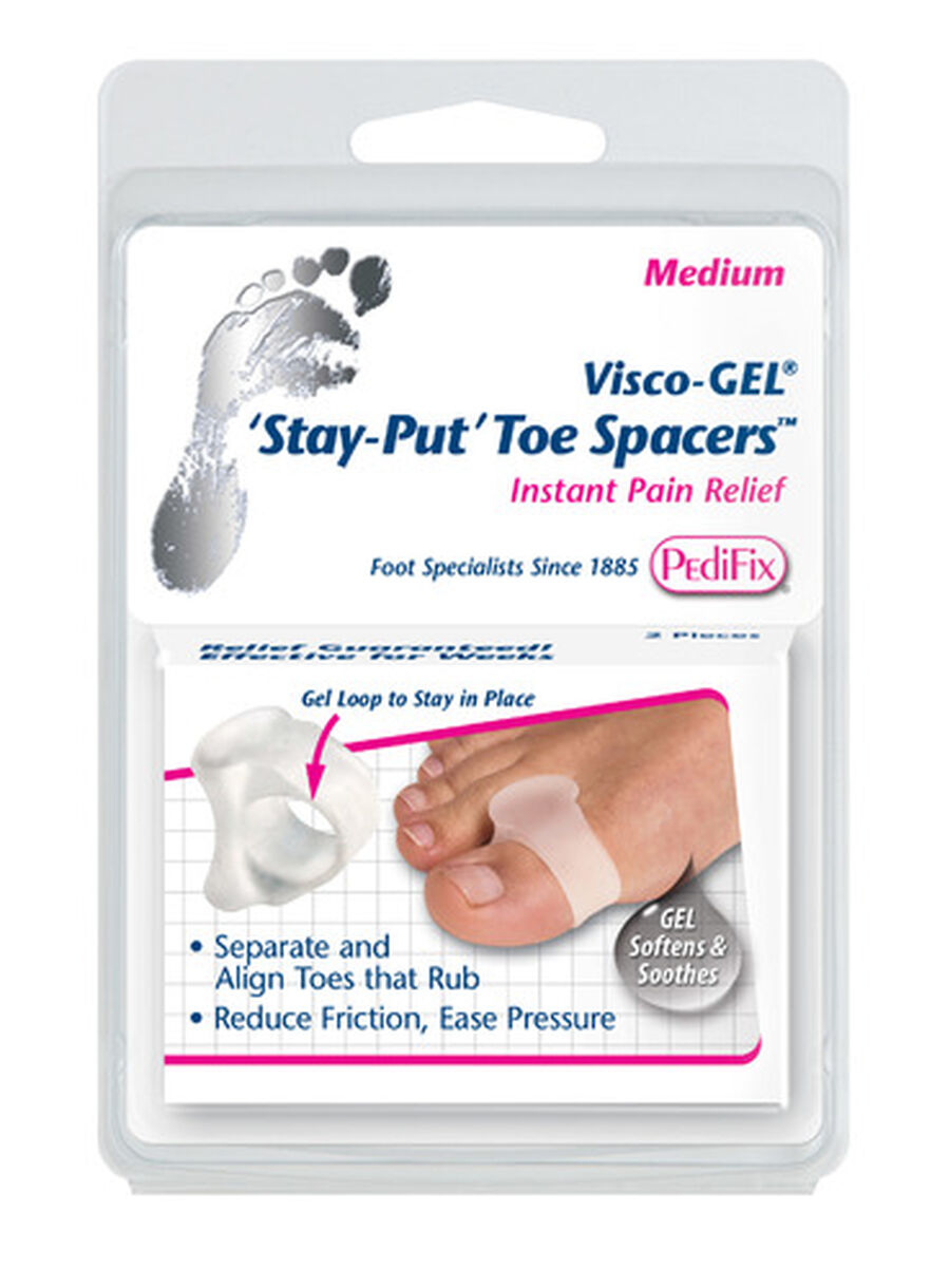 Pedifix Visco-GEL Stay-Put Toe Spacers, , large image number 0