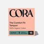 Cora Organic Cotton Applicator Tampons, , large image number 0