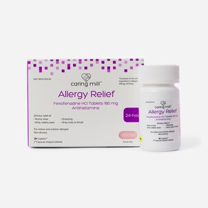 Caring Mill™ Fexofenadine Tablet, 24 hour, 30 ct.