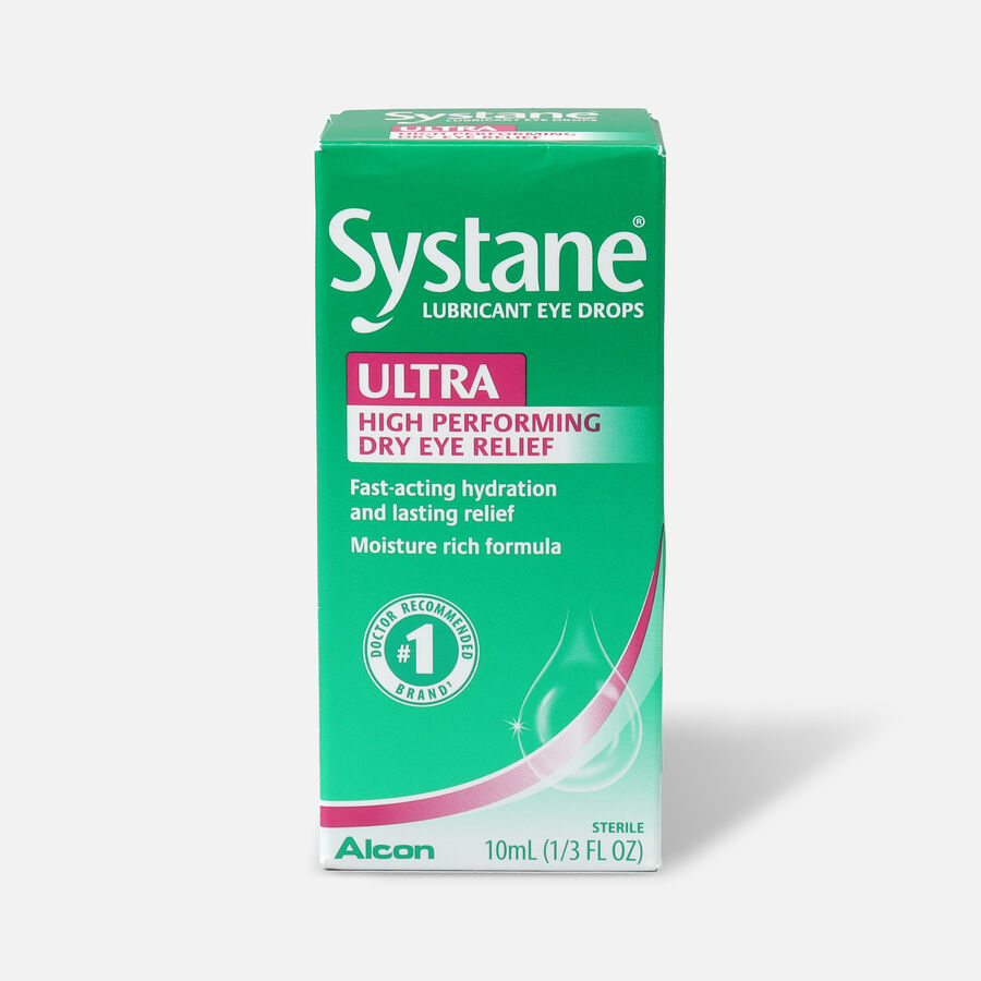 Systane Ultra Lubricant Eye Drops, 10 mL, , large image number 1