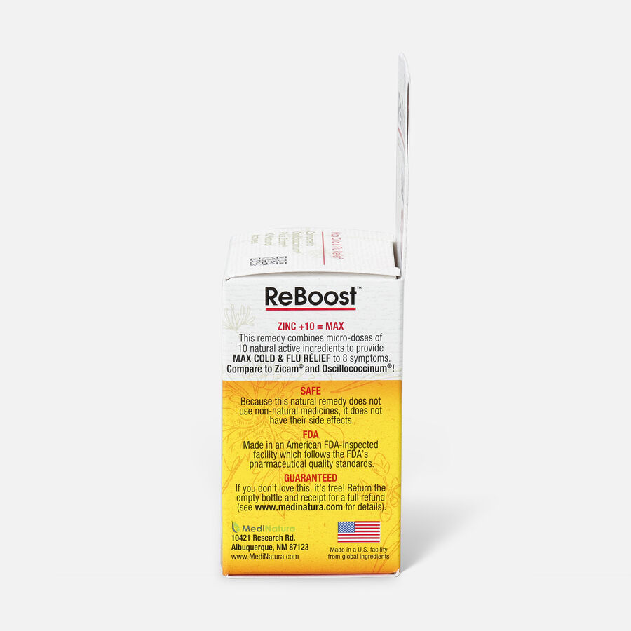 ReBoost Zinc +10 Cold & Flu Tablets, Lemon, , large image number 2