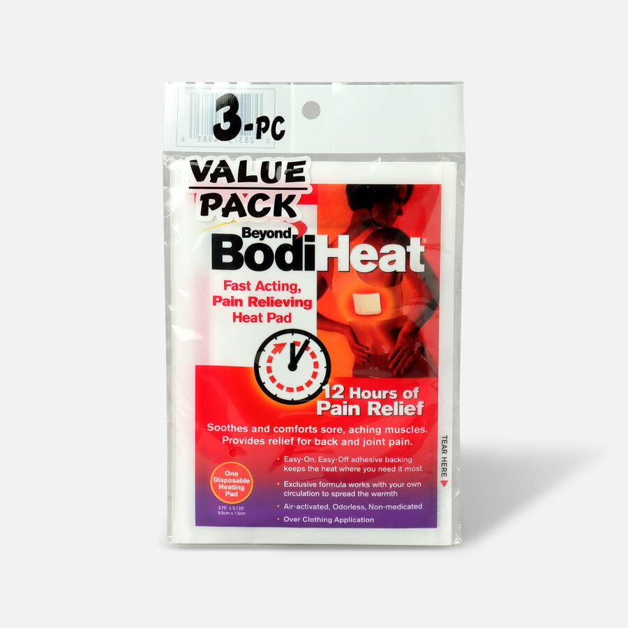 Beyond BodiHeat Fast Acting, Pain Relieving Heat Pads, 3-Pack, , large image number 0
