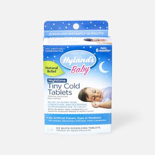 Hyland's Baby Nightime Tiny Cold Tablets, 125 ct.