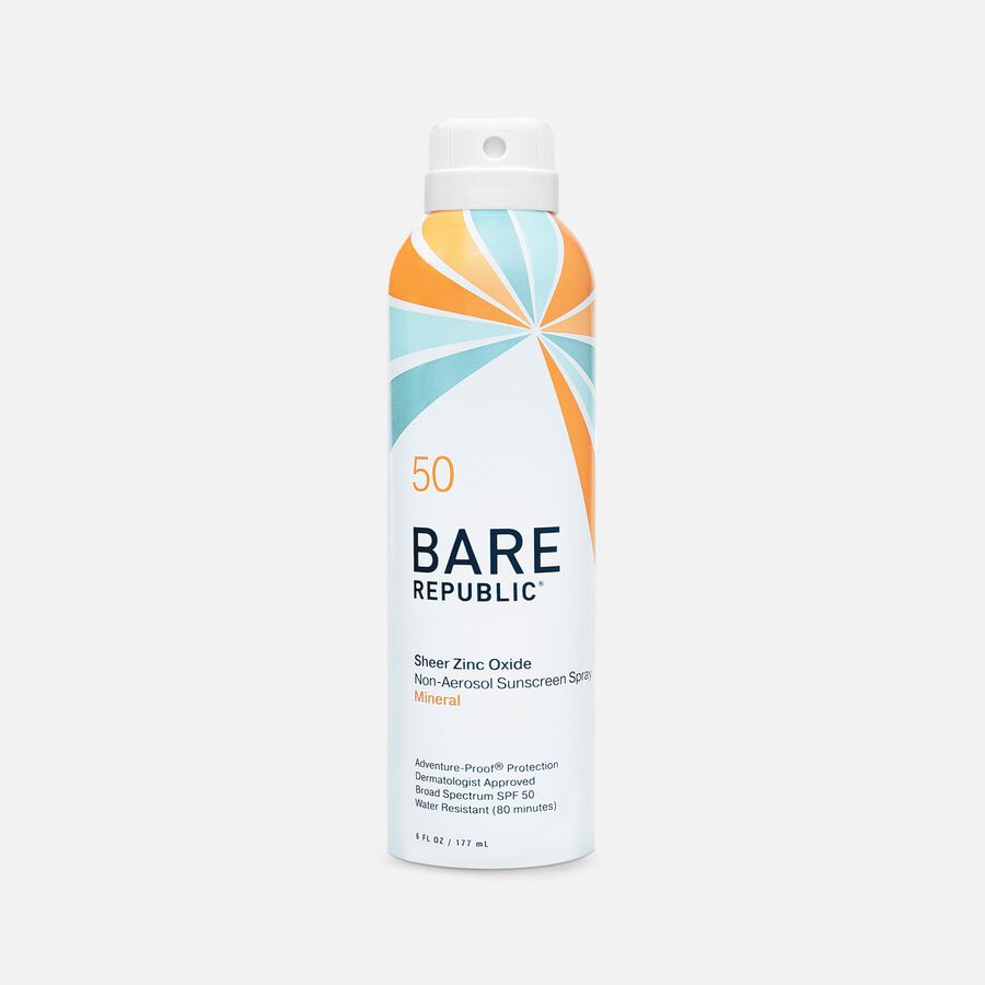 Bare Republic Mineral SPF 50 Sunscreen Spray, Vanilla-Coco, 6 fl oz., , large image number 0