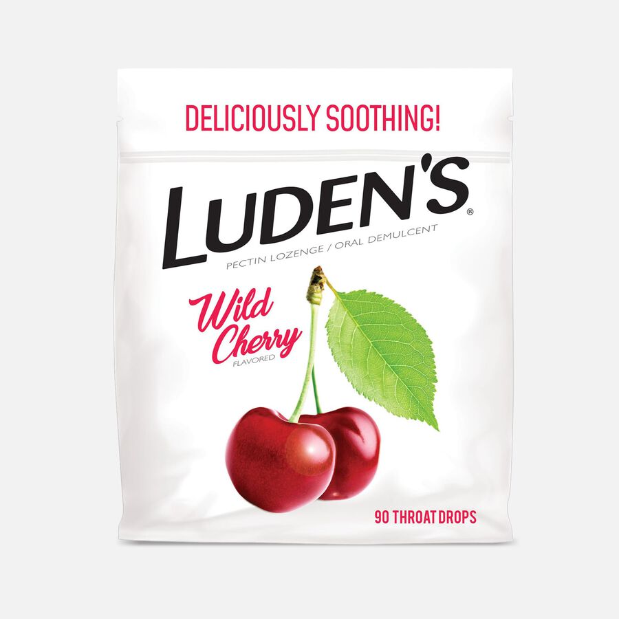 Luden's Wild Cherry Throat Drops, 90 ct., , large image number 0
