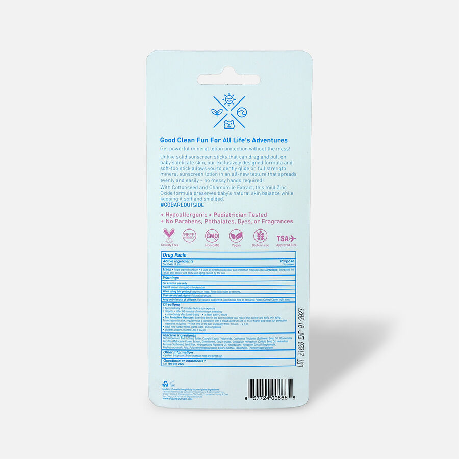 Baby Bare Republic Mineral Soft Sunscreen Stick SPF 50, , large image number 2