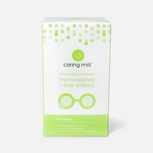 Caring Mill™ Pre-Moistened Lens Wipes, 200 ct.