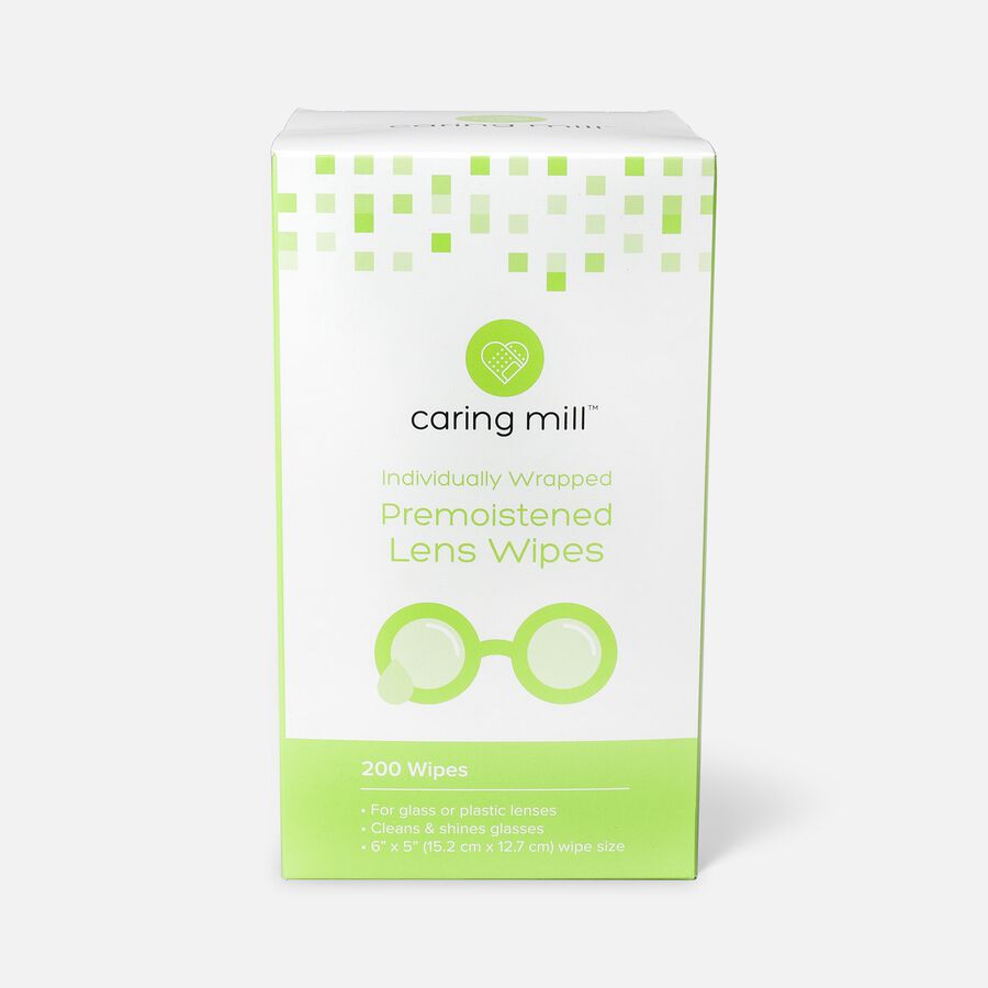 Caring Mill™ Premoistened Lens Wipes, 200 ct., , large image number 0