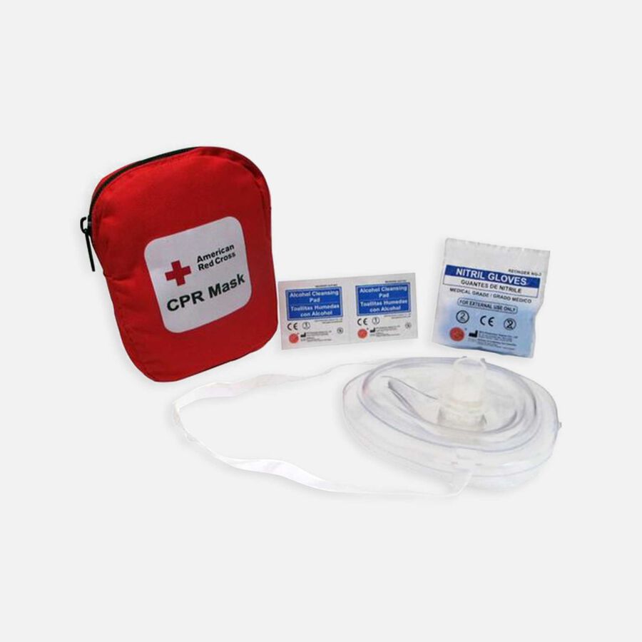 Genuine First Aid Portable CPR Mask, Soft Case, , large image number 0