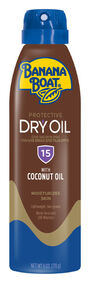 Banana Boat Dry Oil Clear Sunscreen Spray SPF 15, 6 oz., , large image number 0
