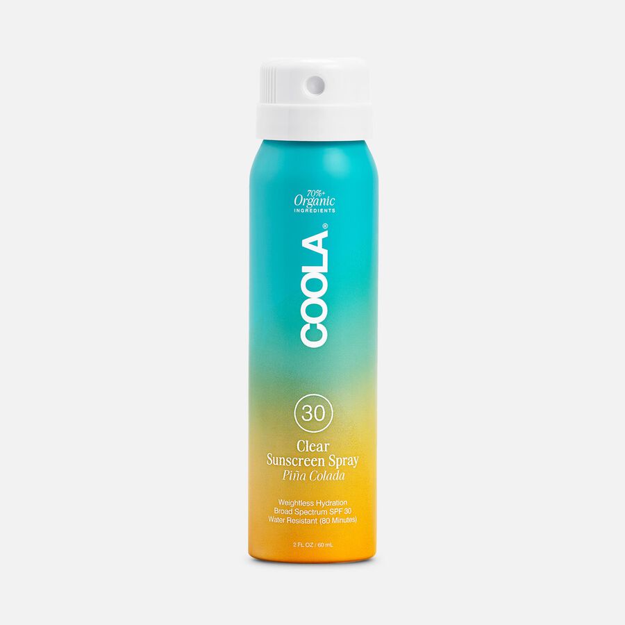 COOLA Classic Body Organic Sunscreen Spray SPF 30 Pina Colada - Travel Size, , large image number 0