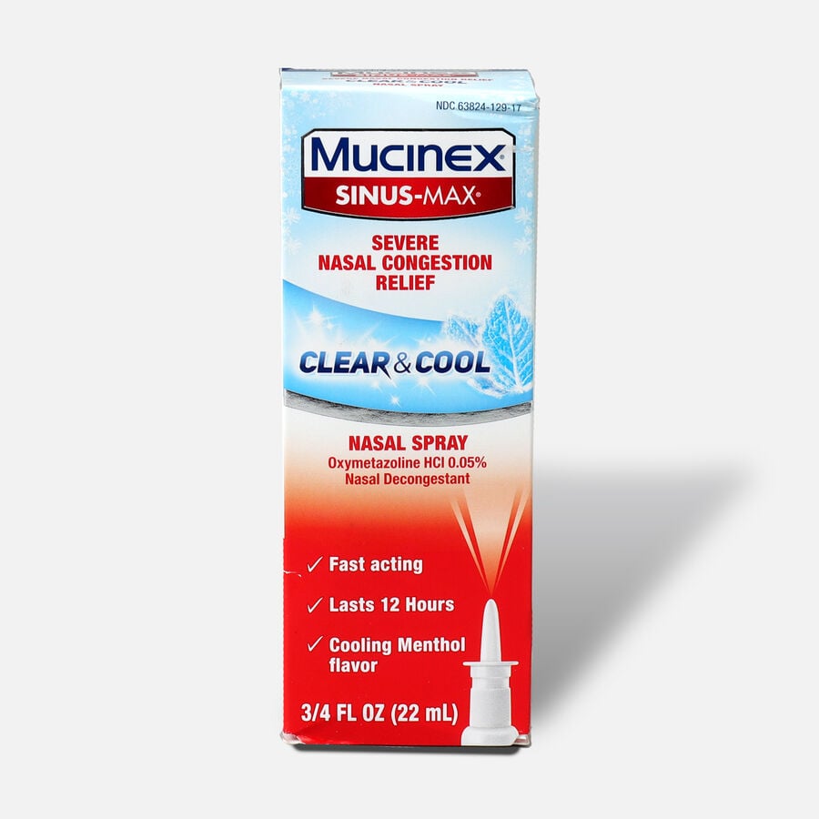 Mucinex Sinus-Max Nasal Spray Clear and Cool, .75 oz., , large image number 0