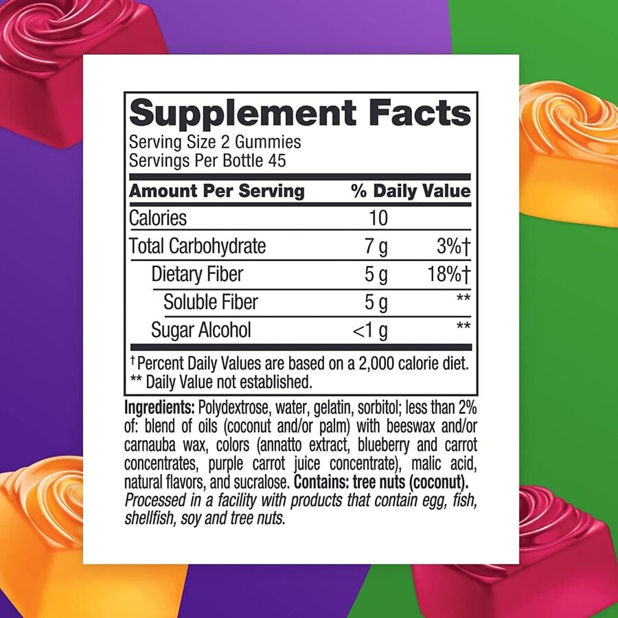 Vitafusion Fiber Well Gummies, Sugar-Free, 90 ct., , large image number 2