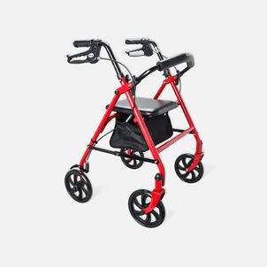 Drive Durable Four Wheel Rollator, 7.5" Casters