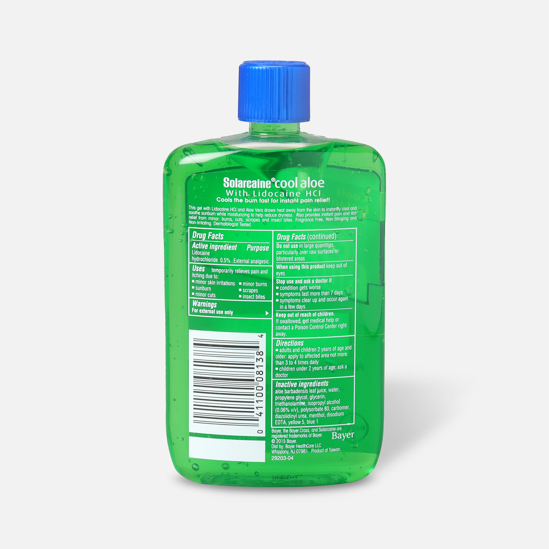 Solarcaine Aloe Extra Burn Relief Gel, 8 oz