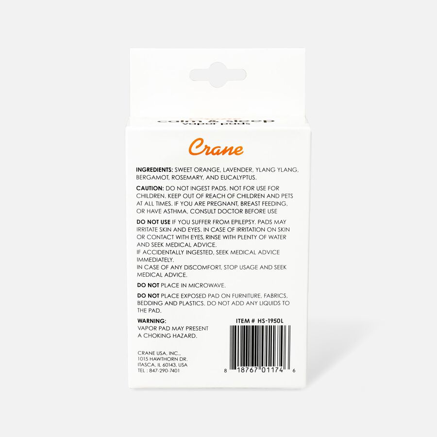 Crane Vapor Pads, Calm and Sleep, Large, 12 ct., , large image number 1