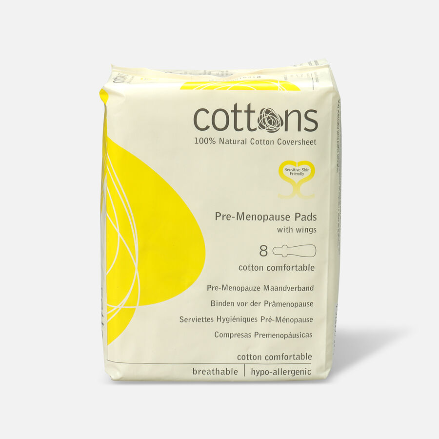 Cottons Pre-Menopause Pads, 8 ct., , large image number 0
