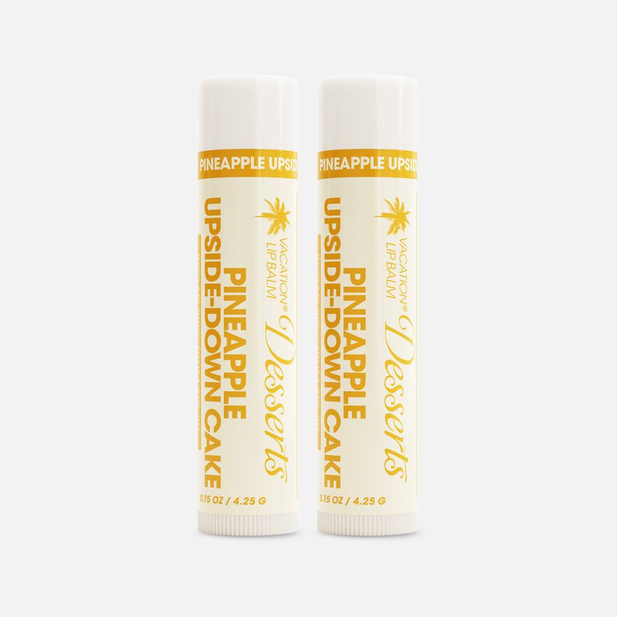 Vacation Pineapple Upside-Down Cake Lip Balm Sunscreen, SPF 30, 0.15 oz. (2-Pack), , large image number 0
