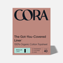 Cora Organic Cotton Ultra Thin Period Liners, 40 ct., , large image number 0