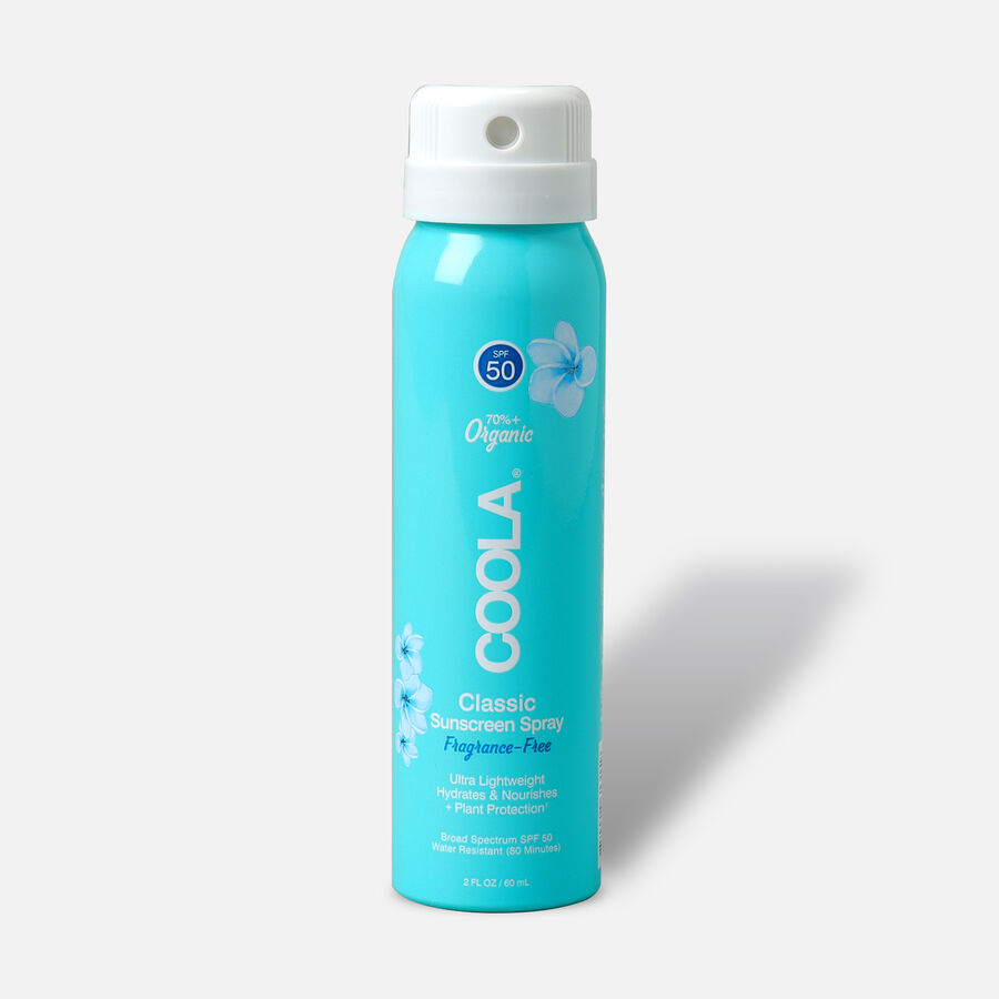 Coola Classic Body Organic Sunscreen Spray SPF 50, Unscented - Travel Size, , large image number 0