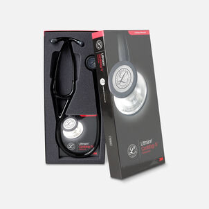 3M Littmann Cardiology IV Stethoscope, Black Tube with Black Edition Chestpiece, 27"