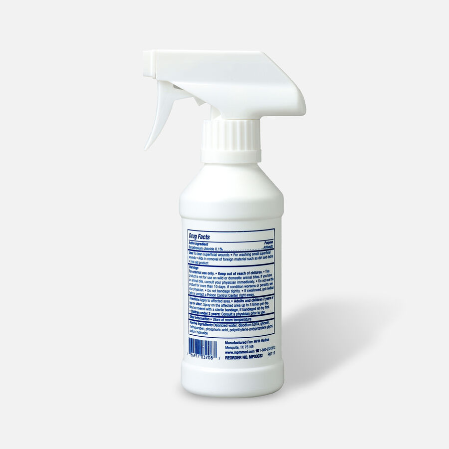 MPM Medical Antiseptic Wound & Skin Cleanser 8 oz. Spray Bottle, , large image number 1