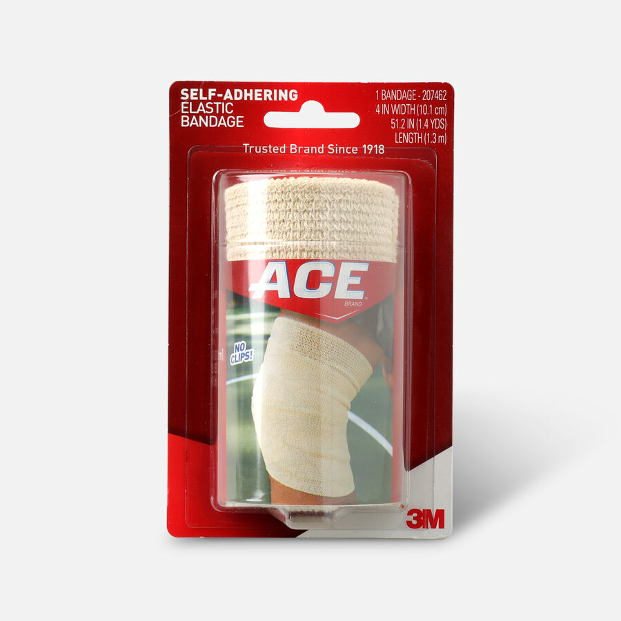 ACE 4" Self-Adhering Elastic Bandage, , large image number 0
