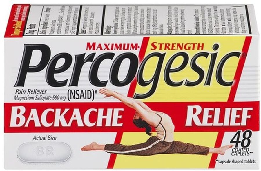 Percogesic, Backache Relief, 48 ct., , large image number 0