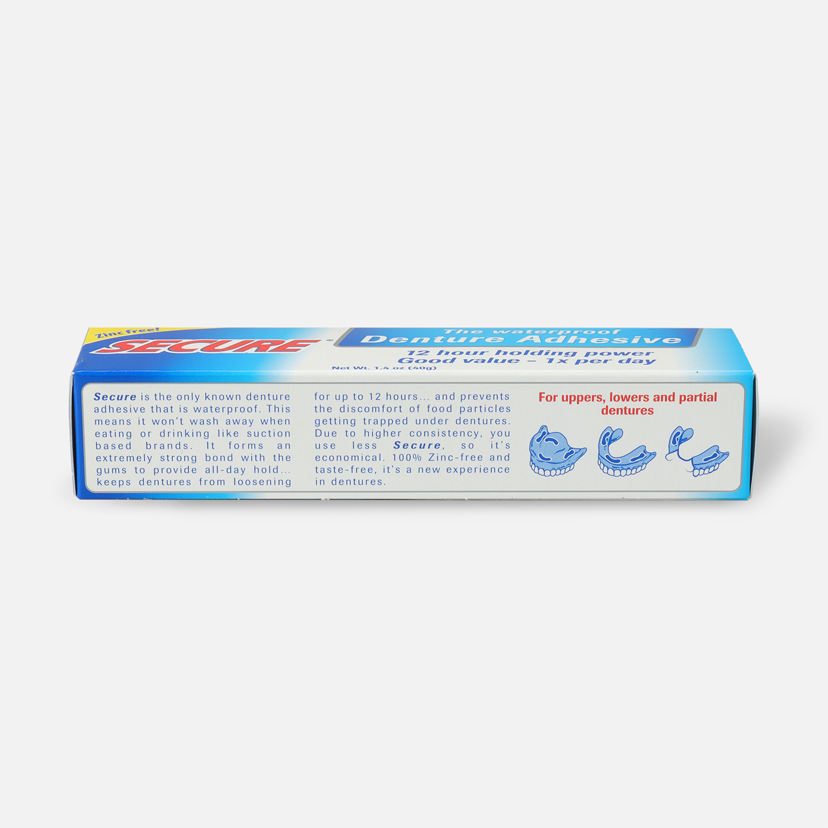 SECURE Denture Adhesive Original 1.4oz