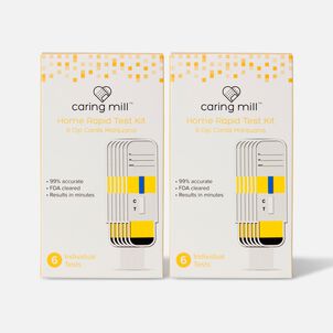 Caring Mill™ THC Marijuana Home Rapid Tests, 6 ct. (2-Pack)