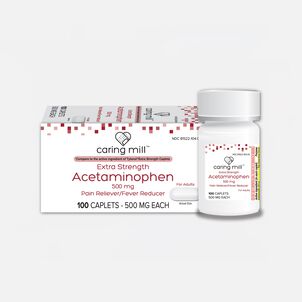 Caring Mill™ Acetaminophen Adult Pain Reliever/Fever Reducer Extra Strength Caplets