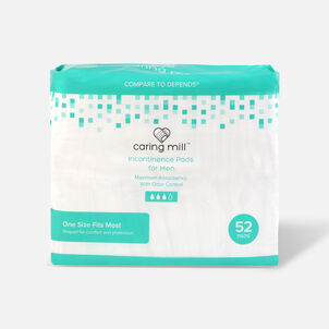Caring Mill™ Incontinence Pads for Men, 52 ct.