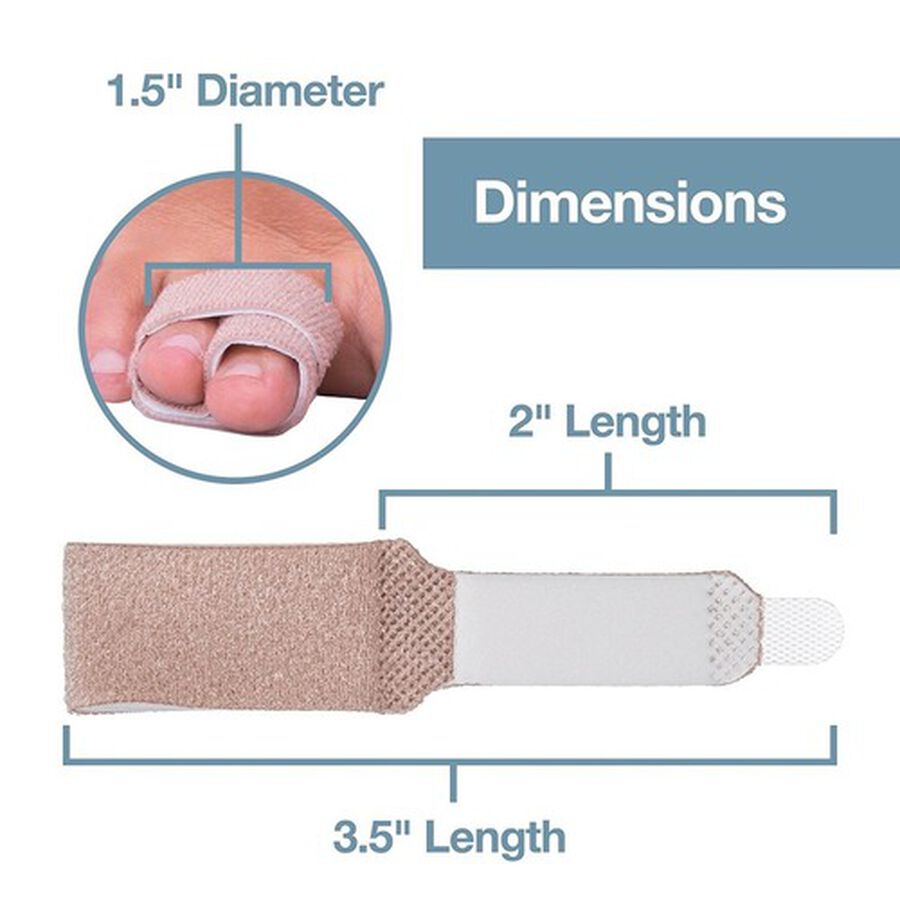 ZenToes Broken Toe Wraps Cushioned Bandages - 4-Pack, , large image number 5