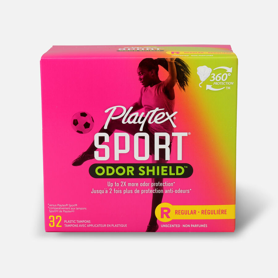 Playtex Sport Odor Shield Regular Tampons, , large image number 3