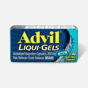 Advil Pain Reliever Fever Reducer Liqui-Gels, 40 ct.