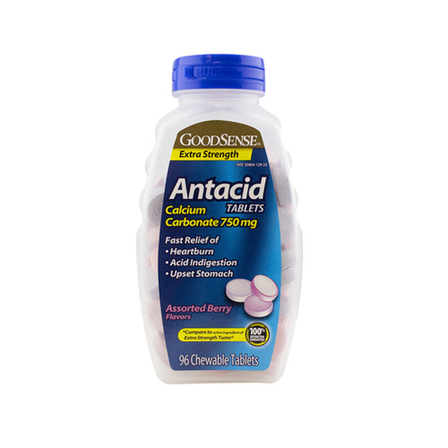 GoodSense® Antacid Calcium Extra Strength Chew Tabs, 96 ct., , large image number 1