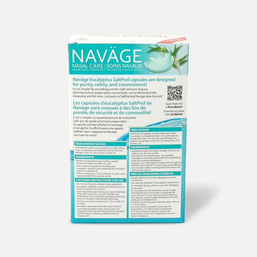 Navage Eucalyptus SaltPod, 30-Pack, , large image number 1