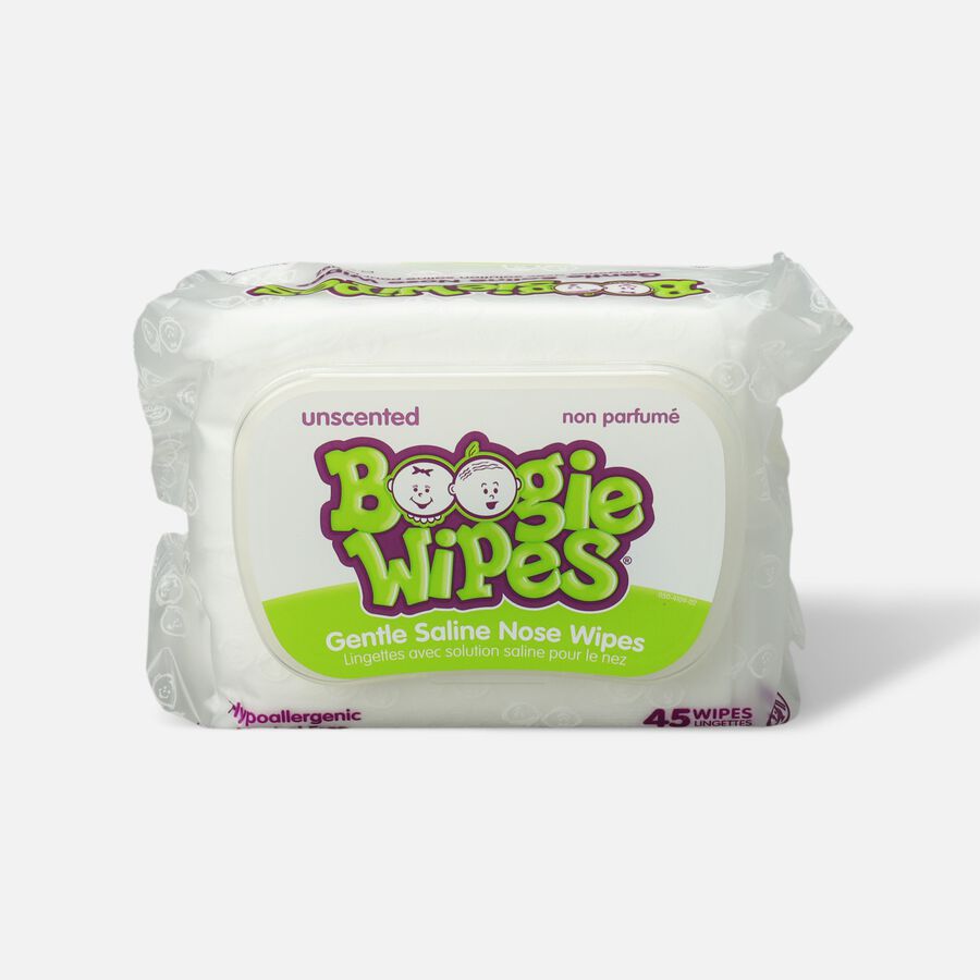 Boogie Wipes® 2-Pack 45 ct. Saline Wipes in Unscented, , large image number 0