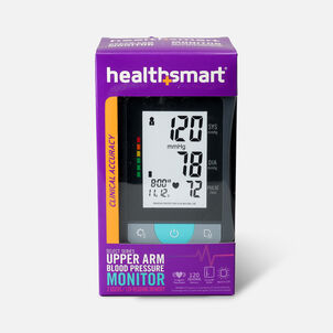 HealthSmart Upper Arm Blood Pressure Monitor with LCD Display