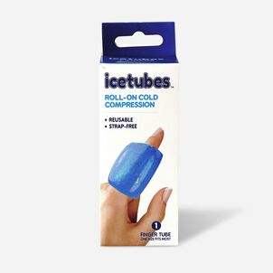 Icetubes™ Finger Tubes, Roll-On Cold Compression, Blue