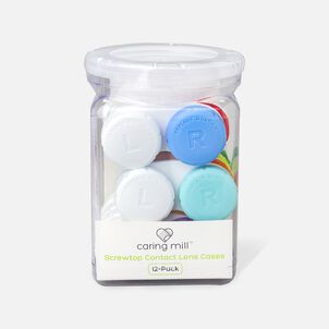 Caring Mill™ Tight-Top™ Contact Lens Cases, 12-Pack Jar